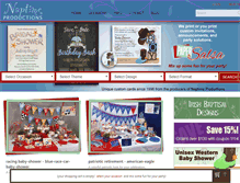 Tablet Screenshot of naptimecards.com